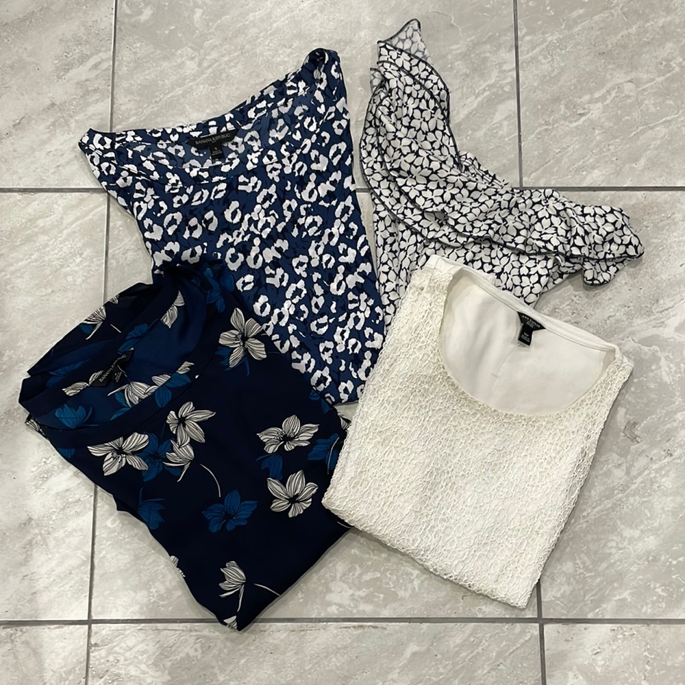 Bundle of tops for ladies 👚 Banana Republic, Ann Taylor and Old Navy. - Picture 1 of 10